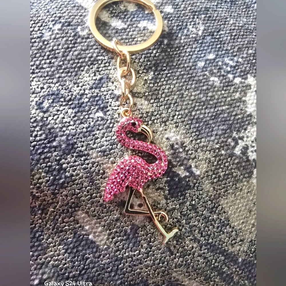 Flamingo 🦩 Bag charm/Keychain New